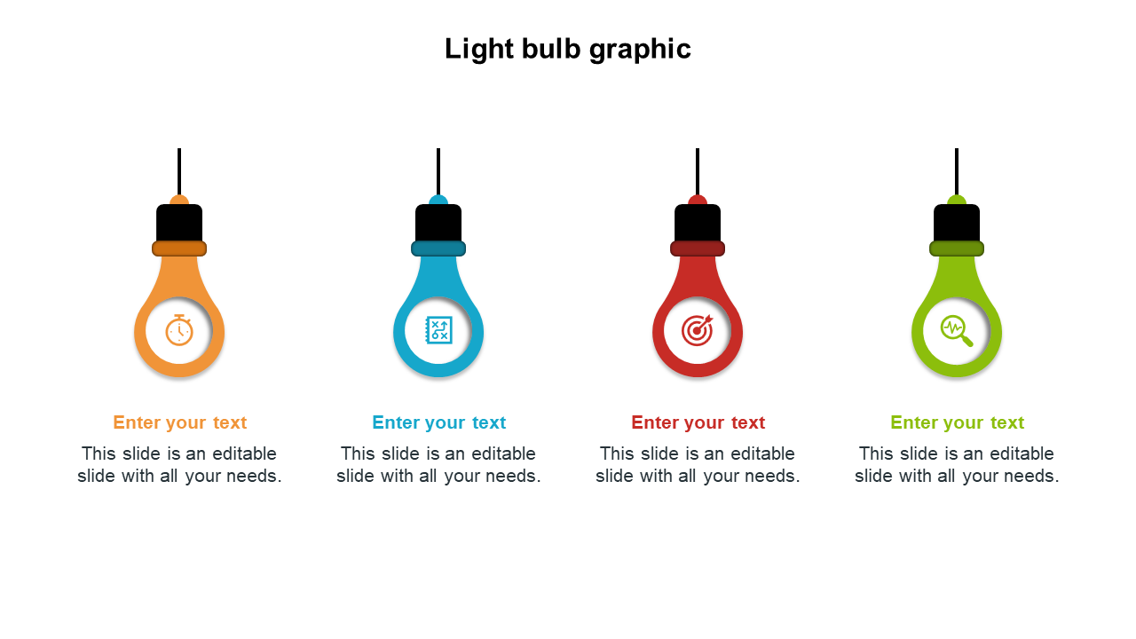 Affordable Light Bulb Graphic PowerPoint Presentation